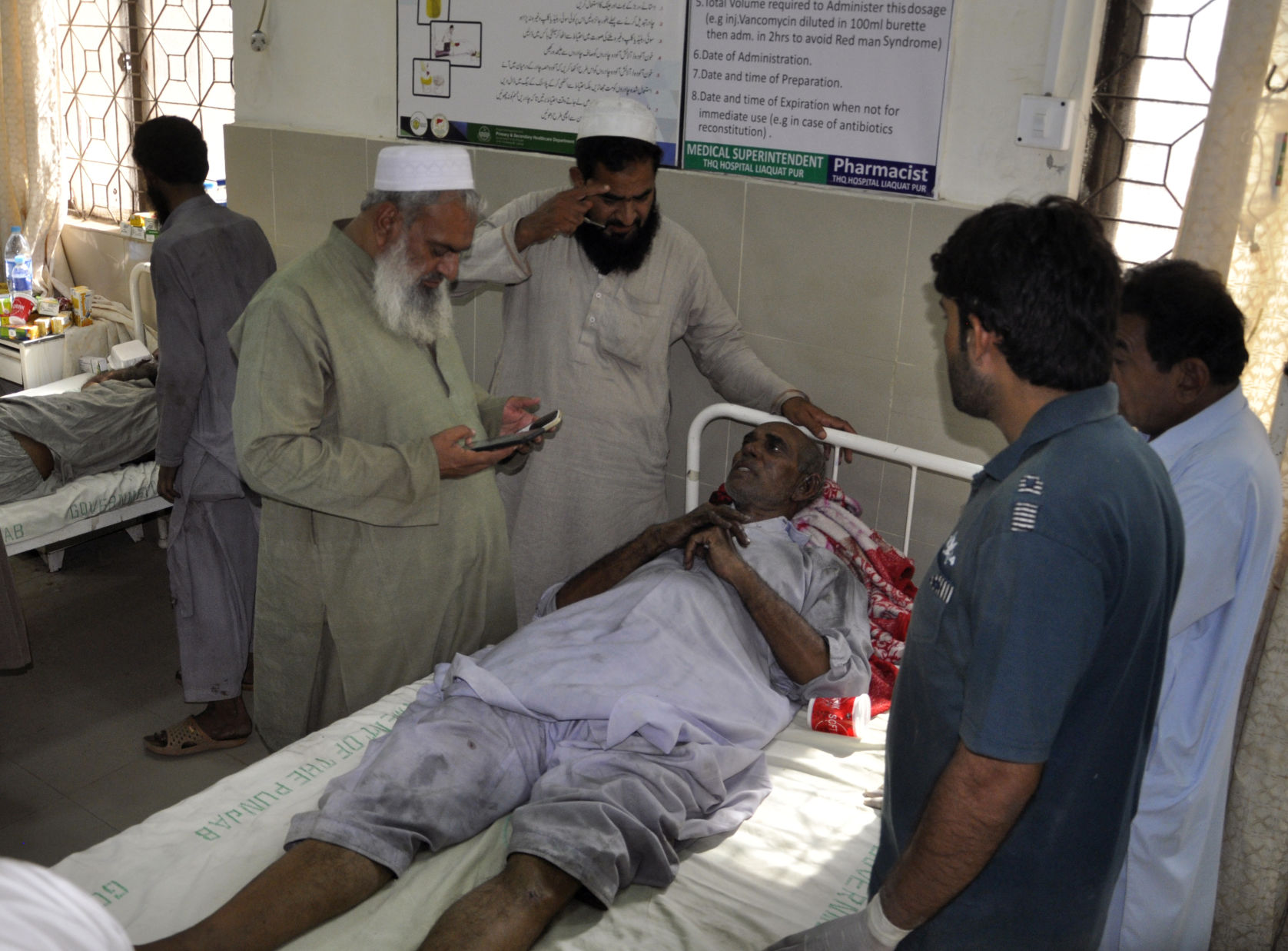 Pakstan Train Fire